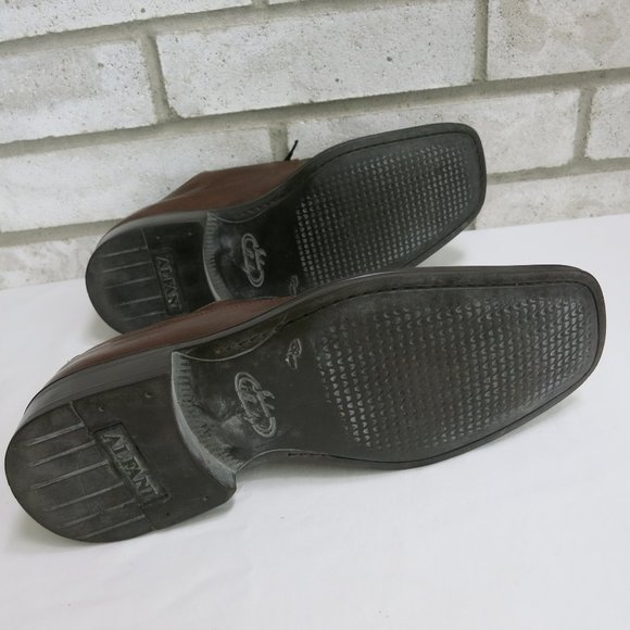 Alfani Split Top Brown Leather Dress Oxfords Men's Footwear Shoes 9.5 M - Picture 3 of 7